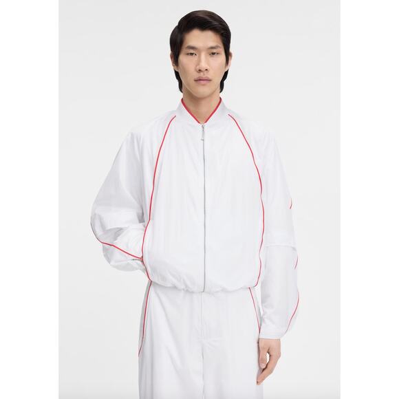 JACQUEMUS / ナイロンジャケット/--/コットン/WHT Nike x Jacquemus Men's White Track Jacket Size XXL Full Zip